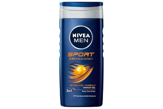 NIVEA MEN dušas želeja vīriešiem SPORT 250ml.